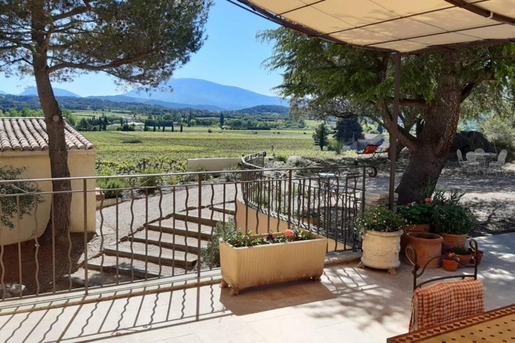 Le Clos Des Pins, Vue Mont Ventoux Roaix ภายนอก รูปภาพ